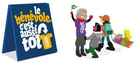 pancarte bénévoles